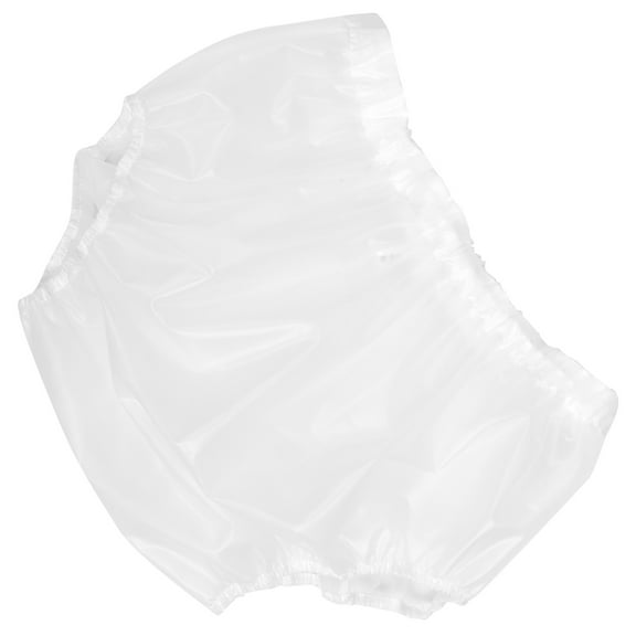 Hemoton Adult Plastic Pants Reusable TPU Diaper Cover Waterproof and Leakproof Diaper Cover Pants Over Diapers Fit for Men and Women