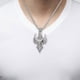 thumbnail image 1 of Collar colgante Yinane luminoso de cabeza de toro para hombre azul, 1 of 5