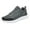 Grey, variant on Ierhent Mens Shoes Men's Mesh Sneakers Oxfords Lace-Up Lightweight Casual Walking Shoes Black,41