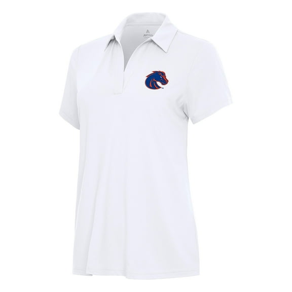 Women's Antigua White Boise State Broncos Era Polo
