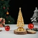 thumbnail image 1 of Arbol Navideño Pequeño, Christmas Tree Resin Crafts, Home Decor Desktop Scenes, Christmas Decorations, Small Artificial Tree, Foldable Design, Portable & Lightweight, Clear Resin Material,, 1 of 8