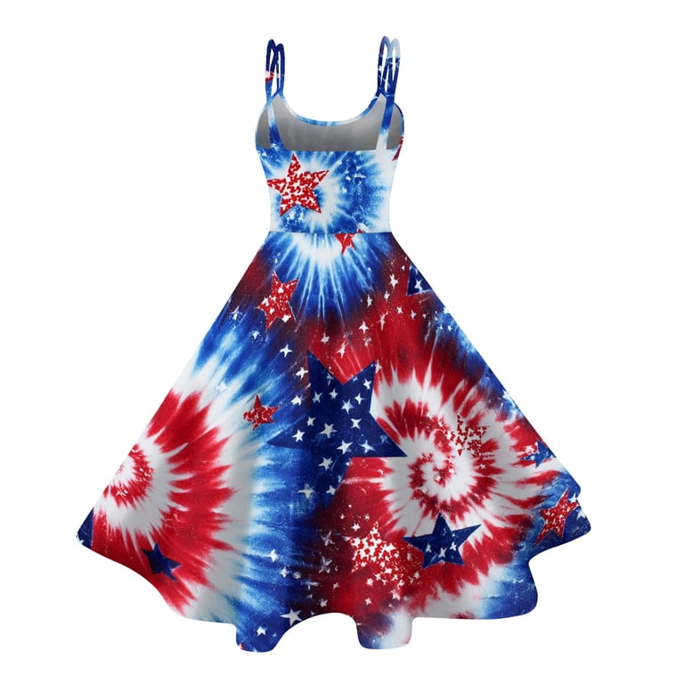 red white and blue dress women 250TH Anniversary Dress, Unique Design of Blue, Fit Comfy Dresses for Women, 4Th of July Women's Dresses, Red White and Dresses for Choice Size: XL Its oversized Navy, Red & White Polka