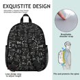 thumbnail image 5 of Lightweight School Bag Featuring Laboratory and Scientific Knowledge Prints, Cute Small Backpack for School, 5 of 6