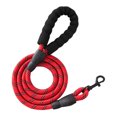 thumbnail image 1 of Dog Leash Heavy Duty Nylon Rope Leash 5Ft 6.5Ft 10Ft Leash with Padded Handle for Small Medium Large Dogs Training Outdoor, 1 of 8