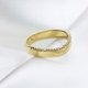 thumbnail image 2 of Anillo Churumbela Oro Amarillo 14K con Diamantes #7.5 TIMESQUARE AR1432#75M, 2 of 3