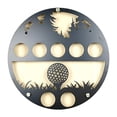 thumbnail image 3 of funtasica Golf Ball Display Case Golf Ball Holder Display Sturdy Simple Iron Artwork Ornament Collectible Metal Silhouette Wall Mounted, 3 of 8