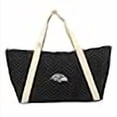 thumbnail image 3 of Littlearth Unisex-Adult NFL Baltimore Ravens Chev-Stitch Weekender Duffle Bag, Team Color, 14" x 28" x 9", 3 of 3