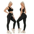 thumbnail image 6 of FITTOO Women Booty Yoga Pants High Waisted Ruched Butt Lift Textured Tummy Control Leggings, 6 of 7
