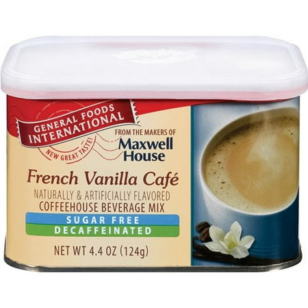 UPC 043000000083 product image for General Foods International: French Vanilla Cafe Sugar Free Decaffeinated Coffee | upcitemdb.com