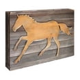 thumbnail image 1 of Designocracy 98153-08 Art de Cheval à Bord Décor Mural, 1 of 1