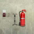 thumbnail image 4 of BRIGHTFUFU Fire Extinguisher Bracket Wall Mount Heavy Duty Steel Black for Home Use Fits All Types 2 Pack, 4 of 8