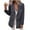 Gray, variant on Clearance LYXSSBYX Jackets for Women Clearance Women's and Winter Solid Color Long Sleeve Double Breasted Lapel False Pocket Coat