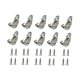 thumbnail image 4 of 10 ganchos para colgar guardabarros marinos Strade Fareast Limited Acero inoxidable, 4 of 8