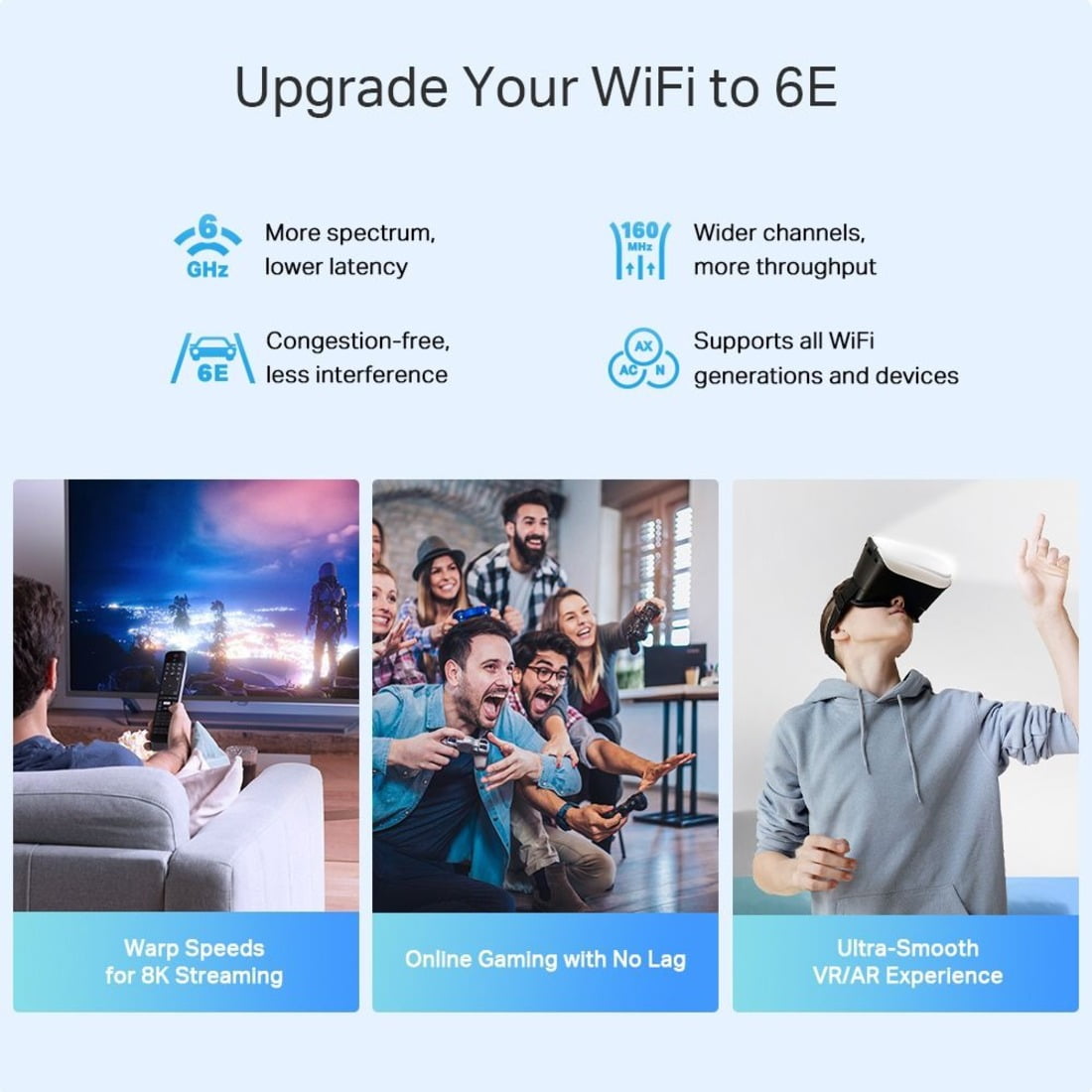 TP-Link Deco XE75 Pro(2-Pack), Deco AXE5400 Tri-Band WiFi 6E Mesh System