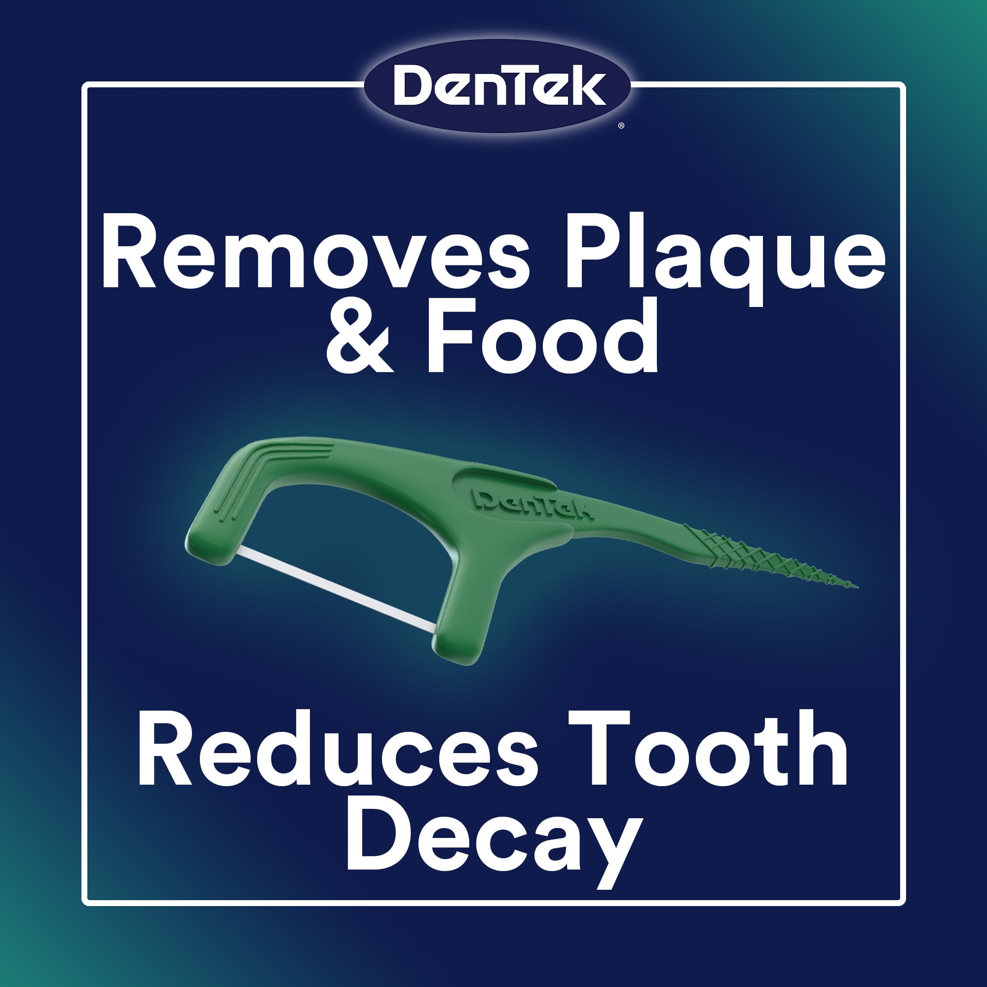 DenTek Fresh Clean Floss Picks, For Extra Tight Teeth, 75 Count, 3 Pack