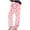 Pink, variant on hotojiny Womens Fuzzy Pajama Pants Soft Fleece Pj Bottoms Plus Size Cozy Sherpa Lounge Sleepwear Heart Warm Pants