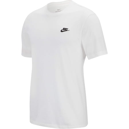 Nike Sportswear Club Men's T-Shirt Color: White/Black Size: L