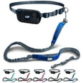 thumbnail image 1 of Correa Premium Manos Libres para Perros Black Rhino Elástica con Asa Doble y Longitud Ajustable Azul/gris, 1 of 7