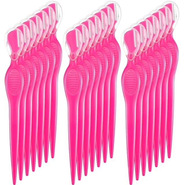 Maquinillas de afeitar Mudder para hombre y mujer, 21 unidades, color rojo rosado