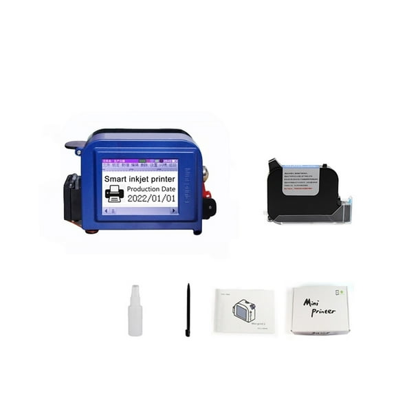 Printer Jet, 12.7mm Handheld Printer, Portable Small Inkjet Coding Machine, Mark Cap Text Mini 28 Languages
--------
,Fast Printing