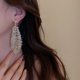 thumbnail image 5 of Sincero 1 Paire Aiguilles Dargent Plaqu De Feuilles De Diamant Boucles Doreilles Design Sens Individualit Boucles Doreilles Boucles Doreilles Mode Tempram, 5 of 5