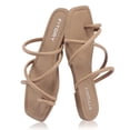 thumbnail image 3 of Sandalias Slide Fitory para mujer con punta plana, talla 7, 3 of 6