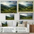 thumbnail image 4 of Designart "Rice Terrace Rhapsody Thailand s Landscape I" Landscapes Floater Framed Wall Art Living Room, 4 of 7