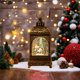 thumbnail image 4 of Farolillos navideños decorativos, luz nocturna, faroles navideños, lámpara de escritorio, farol de agua iluminado, decoración del hogar, farolillos, suministros para fiestas navideñas, 50 ml, 4 of 5