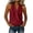 Wine, variant on Admvng Women's Tank Top Wrap V Neck Sleeveless Linen Side Drawstring LightweightCasual Summer Camisole Blouse