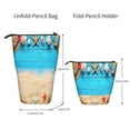thumbnail image 2 of Picia Boards and Beach Print Telescopic Pencil Case, Telescopic Pen Holder Telescopic Pencil Pouch Bag Stationery Pencil Case Box Storage Organizer Makeup Bag, 2 of 6