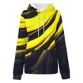 thumbnail image 4 of VEKDONE Women's Long Sleeve Hoodie Sweatshirts 2025 Clearance Sale Trendy Print Long Sleeve Pullover with Pockets Teen Girl Oversized Loose Fit Blouse Yellow S, 4 of 5