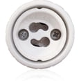 thumbnail image 3 of E14 to GU10 Lamp Base Converter, Bulb Socket Adapter, Heat Resistant Plug, 500W Max Wattage,Up to 220 Degrees-Pack of 5, 3 of 5