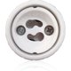 thumbnail image 3 of Convertidor de casquillo de lámpara E14 a GU10, adaptador de portalámparas, enchufe resistente al calor, potencia máxima de 500 W, hasta 220 grados (paquete de 5), 3 of 5