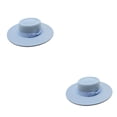thumbnail image 2 of US Women Ladies Elegant Bow Fedora Wide Brim Felt Panama Retro Church Derby Top, 2 of 12