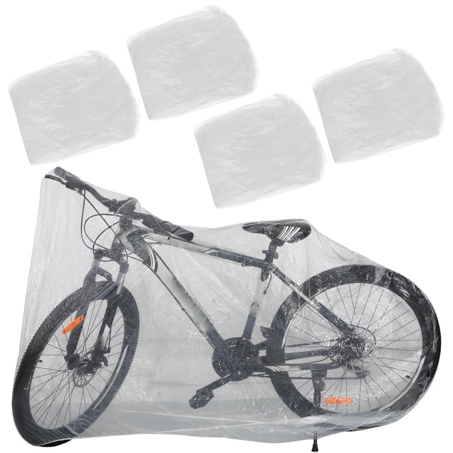 NUOLUX 4Ud Funda Transparente Para Motocicleta Protección Completa Contra Suciedad Y Agua