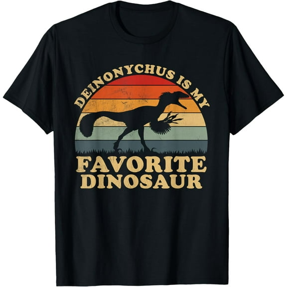Deinonychus My Favorite Dinosaur - Dino Lovers Vintage T-Shirt