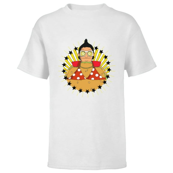The Bob’s Burgers Movie Gene Belcher - Short Sleeve T-Shirt for Kids - Customized-White