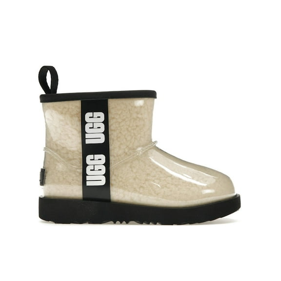 UGG Kid's Classic Clear Mini II Boot Natural Black, from StockX