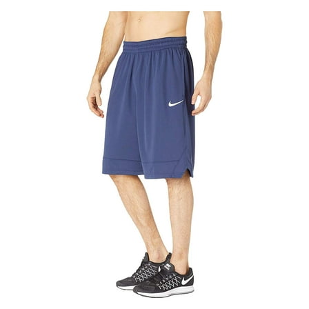 Nike Dri-FIT Icon, Men's Basketball Shorts, Athletic Shorts with Side Pockets, Midnight Navy/Midnight Navy/White, 3XL