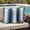 Blue, variant on Pack of 2 Outdoor Pillow Covers 20x12 Inch Waterproof Ombre Dark Blue Throw Pillow Covers,Decorative Couch Pillow Case Sham Gradient White Abstract Minimalist Stripe Patio Pillowcases Cushion Cover
