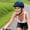 Blue, variant on Adult Men's And Women's Bicycle Helmets With Removable Liner, Lightweight Road Mountain Cycling Safety Sport Helmets With Removable Visor