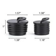 thumbnail image 3 of Luxtrada 10PCS Universal Boat Silicone Kayak Scupper Plug Kit Canoe Drain Holes Accessories, 3 of 7