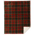 thumbnail image 1 of Manta Carstens Rust and Sage Plaid Sherpa 137 cm x 173 cm, 1 of 4