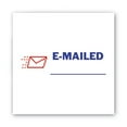 thumbnail image 3 of Pre-Inked Shutter Stamp, Red/blue, Emailed, 1 5/8 X 1/2 | Bundle of 2 Each, 3 of 4