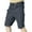 Gray, variant on Vibrex Men's Cargo Shorts, Men's Solid Color Workwear Shorts Outdoor Sports Multi Pocket Five Quarter Pants,Relaxed Fit Cargo Shorts Men Gray_M