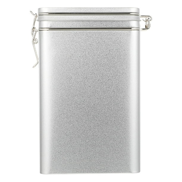 Recipiente de almacenamiento multifuncional del contenedor multifuncional de contenedor de café de 1pc (plata)