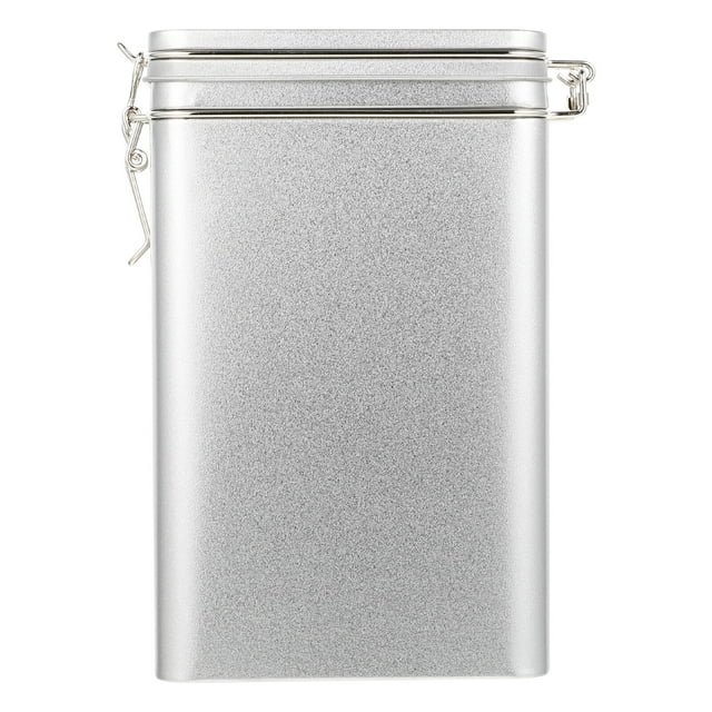 Miangastore 1PC Stainless Steel Multi Use Home Storage Container for Coffee Beans and Food Silver