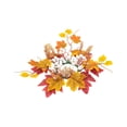 thumbnail image 2 of 1PC Fall Candle Ring Wreath with Maple Leaves and Berries, Decorative Ring for Pillar Candles, Farmhouse Table Centerpiece for Thanksgiving & Autumn Harvest Decor, 2 of 8