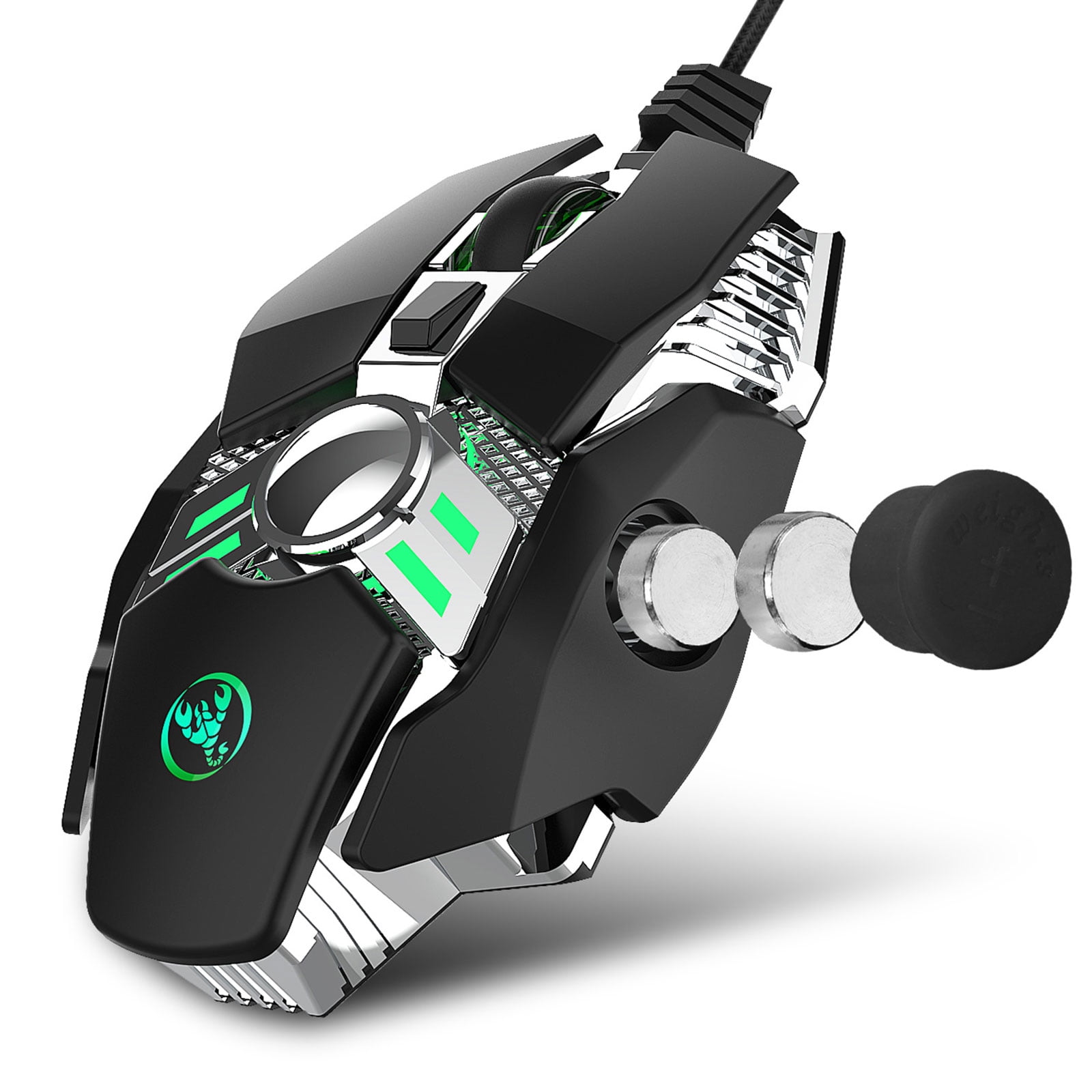 TSV RGB Gaming Mouse Backlit Wired Ergonomic 7 Buttons Programmable