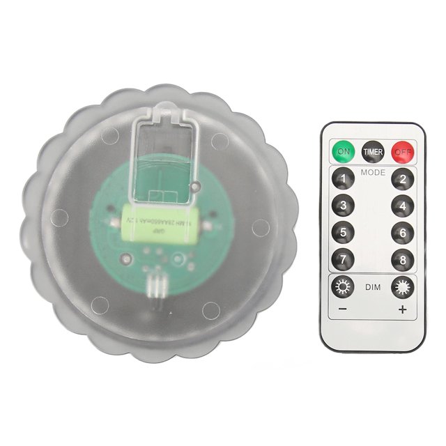 Lámpara de Pared solar LED ANGGREK IP55 impermeable 8 modos control remoto